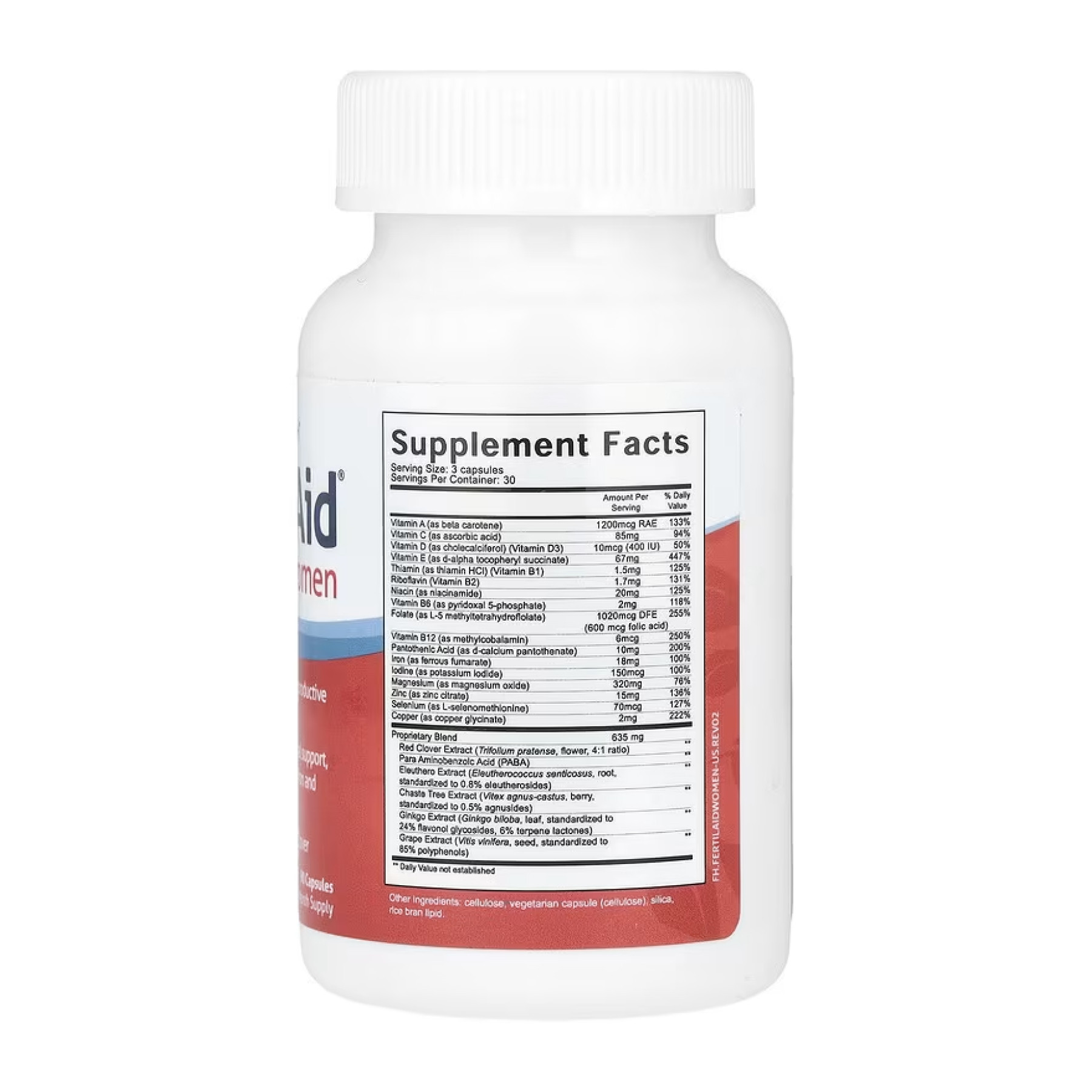 Капсули Fairhaven Health FertilAid® Multivitamin For Women - 90 caps 2023-10-4755