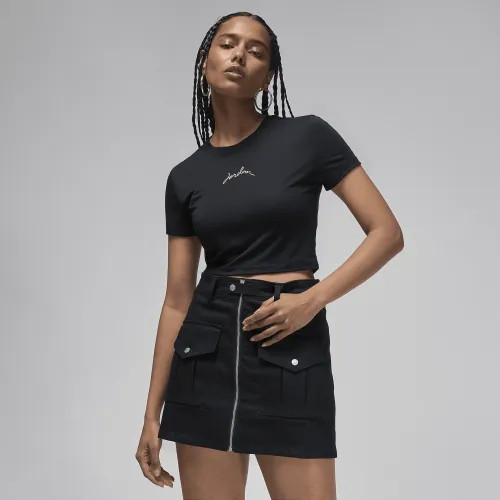 Футболка Jordan Women's T-shirt Cropped Black FN5720-010
