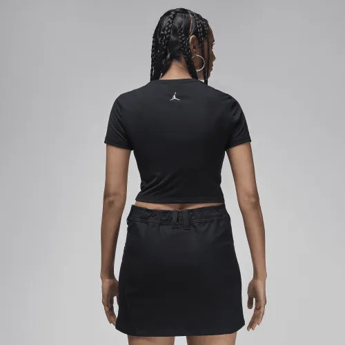 Футболка Jordan Women's T-shirt Cropped Black FN5720-010