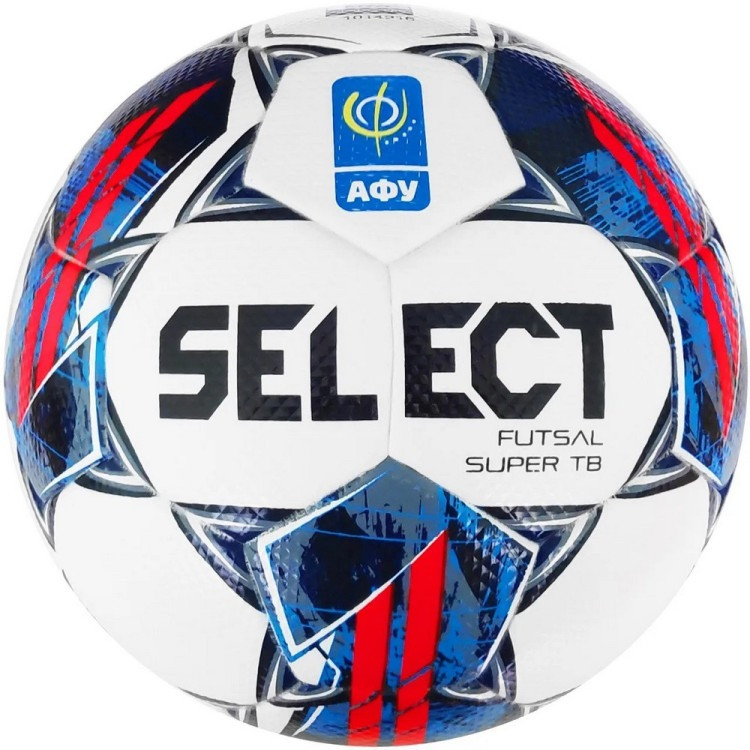 М'яч футзальний Select Futsal Super TB FIFA Quality Pro v22 АФУ біло-червоний 361346-013 361346-013