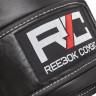 Рукавиці боксерські Reebok Combat Leather Boxing Gloves чорний, білий Чол 10 унцій RSCB-10010WH-10