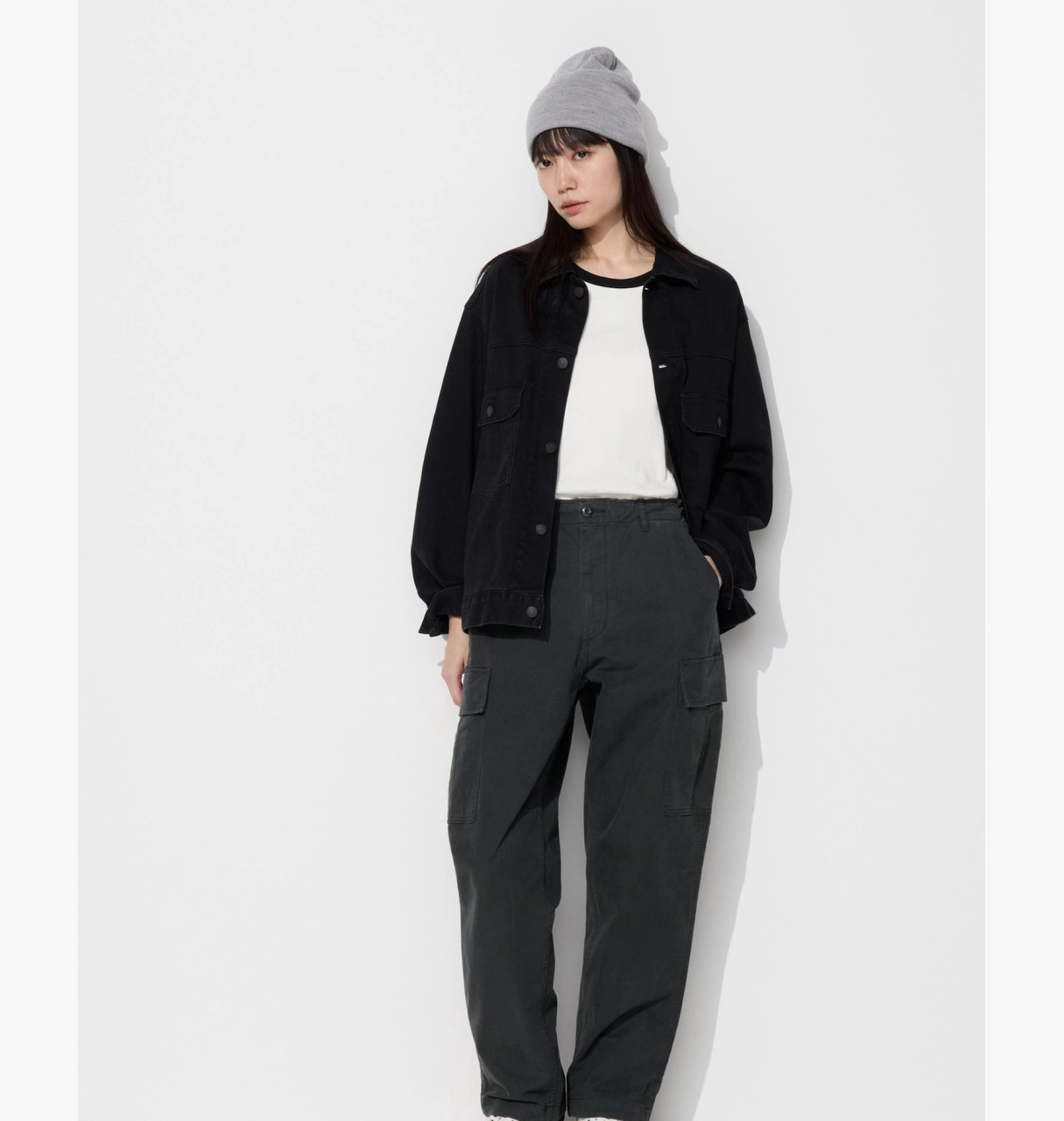 Штани унісекс Uniqlo Cargo Pants Black 463957-09 L 463957-09