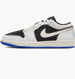 Кросівки чоловічі Air Jordan 1 Low Quai 54 White/Black HQ0764-001