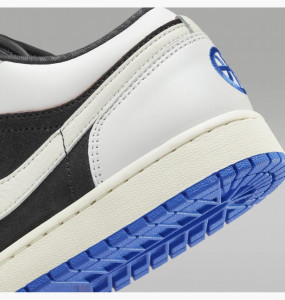Кросівки чоловічі Air Jordan 1 Low Quai 54 White/Black HQ0764-001