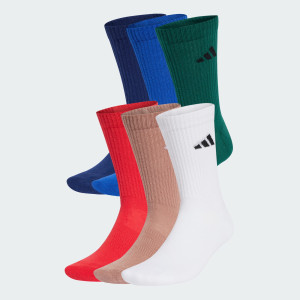 Шкарпетки Adidas CUSHIONED CREW SOCKS 6P мультиколор Уні L (43-45) JP1717