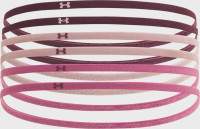 Пов'язка на голову UA W MINI ELASTIC 6PK рожевий, пудровий, бордовий Жін One Size 1389932-602