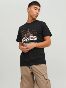 Футболка JCOHUNT TEE SS CREW NECK LN 12228391-Black Jack&Jones M Чорний 12228391-BLACK