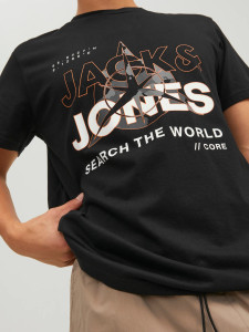 Футболка JCOHUNT TEE SS CREW NECK LN 12228391-Black Jack&Jones M Чорний 12228391-BLACK
