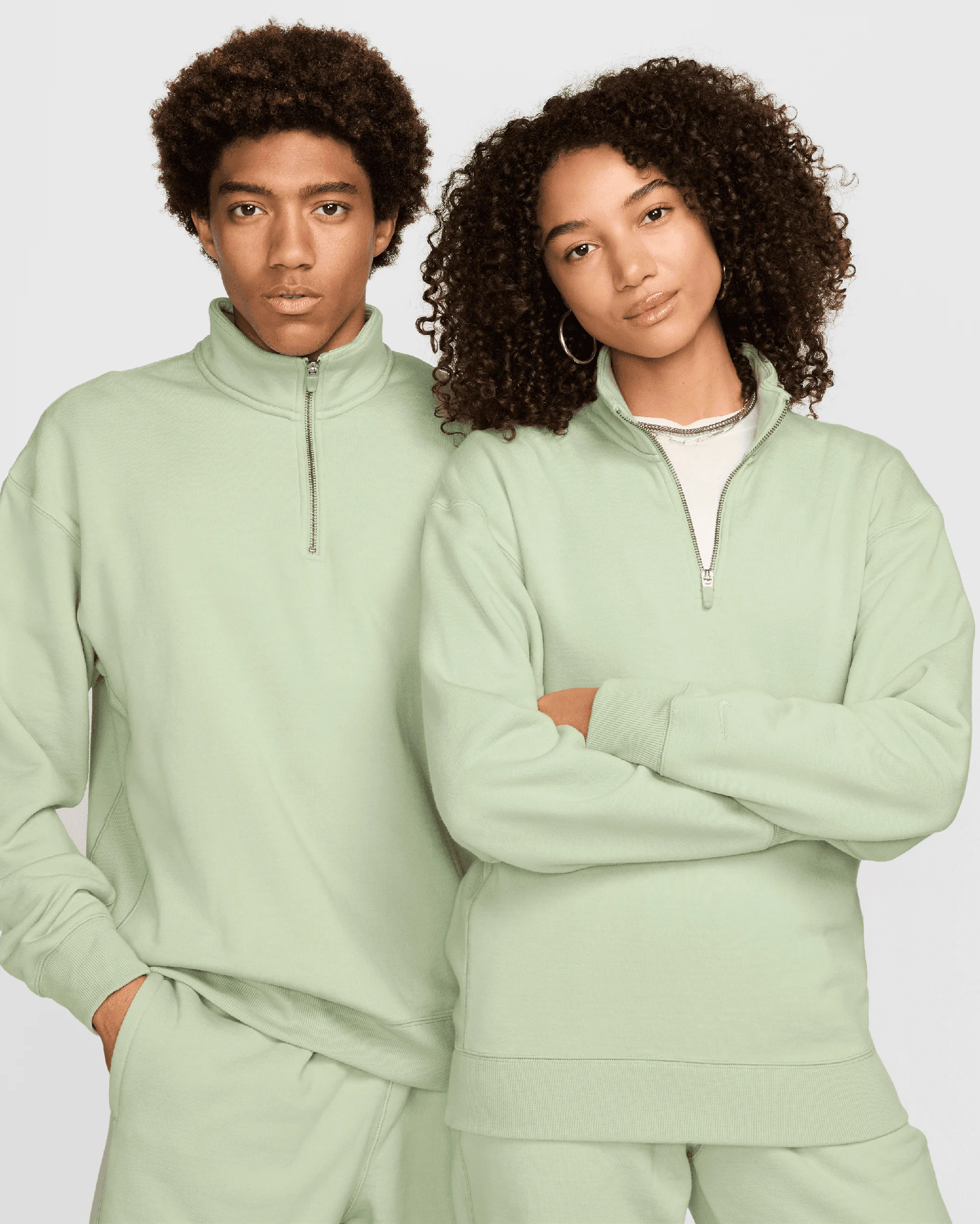 Кофта унісекс Nike Wool Classic Quarter Zip Green FV4891-343