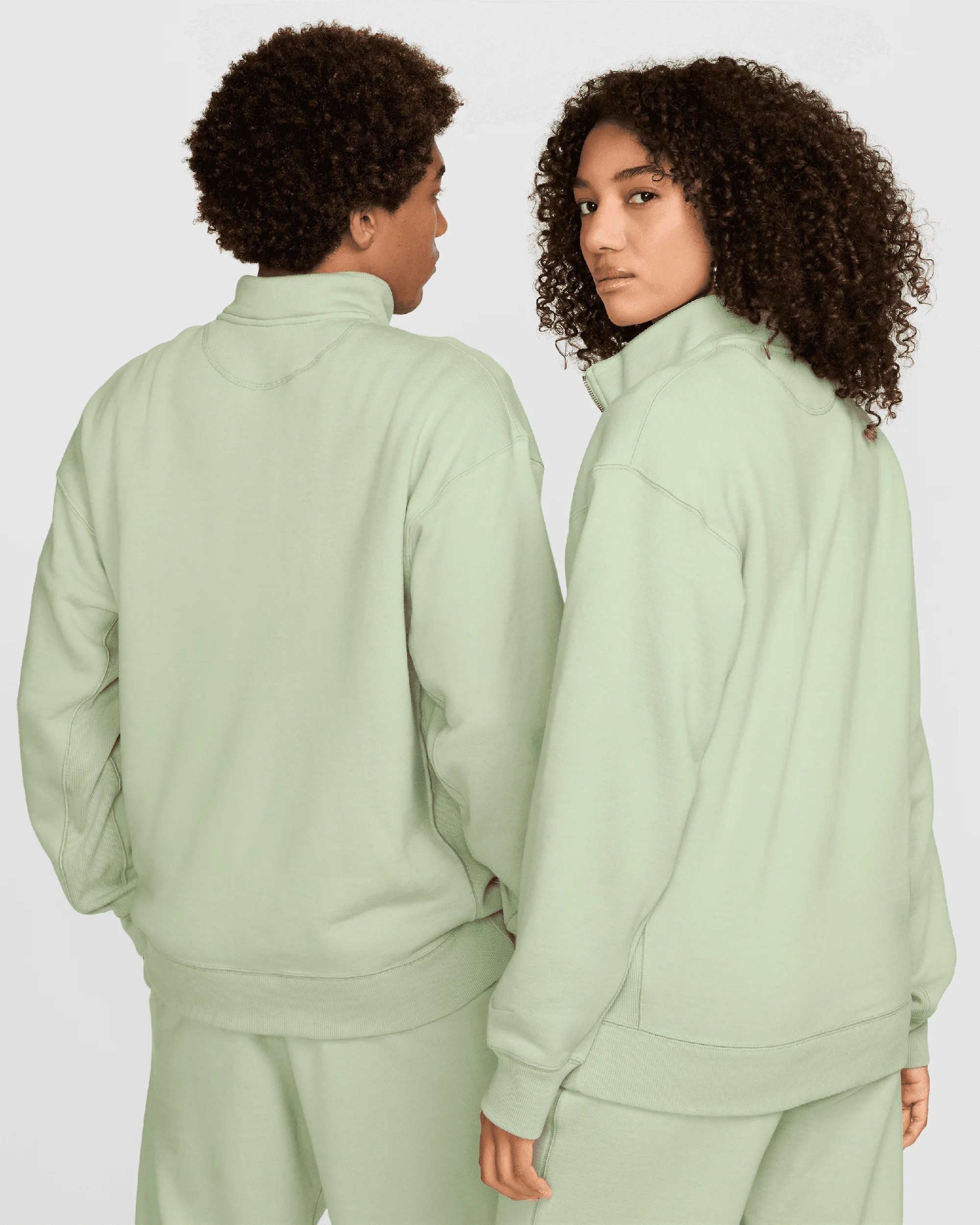 Кофта унісекс Nike Wool Classic Quarter Zip Green FV4891-343