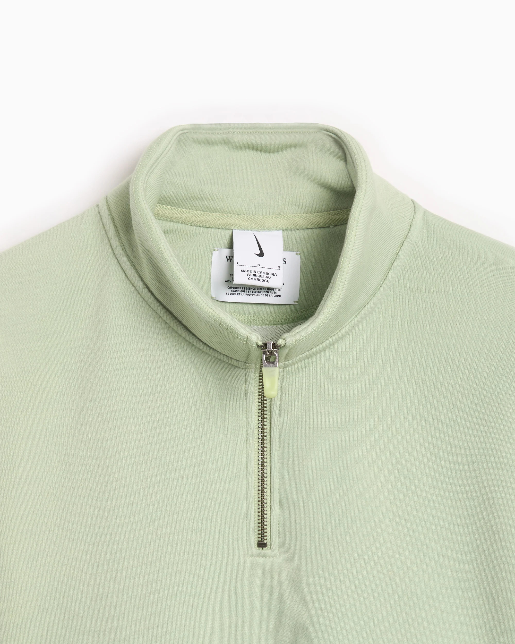 Кофта унісекс Nike Wool Classic Quarter Zip Green FV4891-343