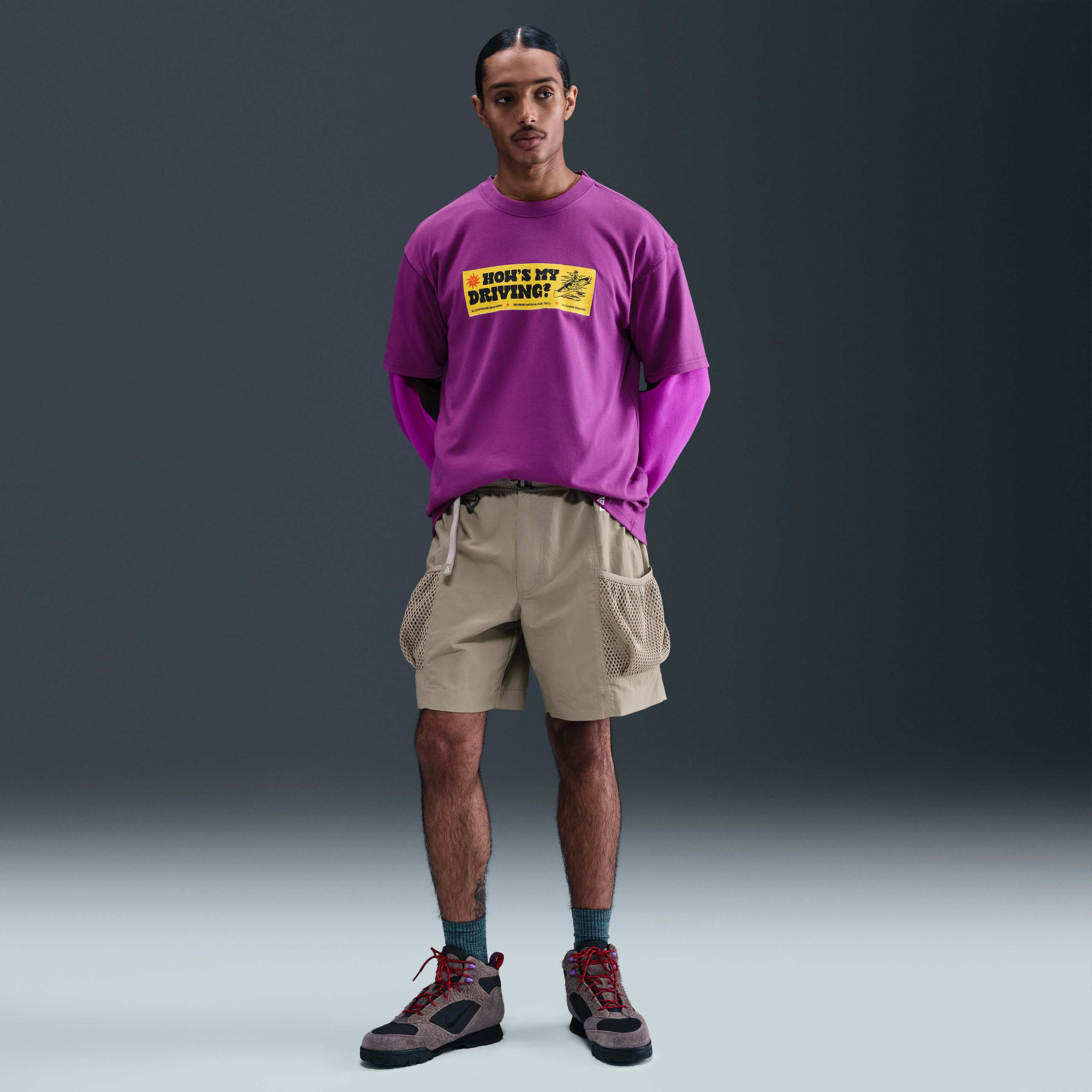 Футболка чоловіча Nike Acg Canoe Violet HV1294-505