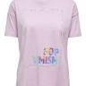 Футболка ONLFIONA LIFE OVERSIZE S/S BOX TOP JRS 15226022 Orchid Bloom ONLY XS Бузковий 15226022ORCHIDBLOOM