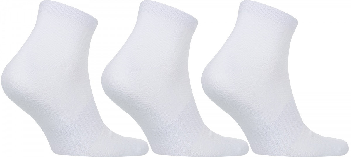 Шкарпетки (3 пари) NEW COTTON QUARTER SOCKS 3 PACK NCQS3PCLB-WHT Columbia L (43-46) Білий NCQS3PCLB-WHT