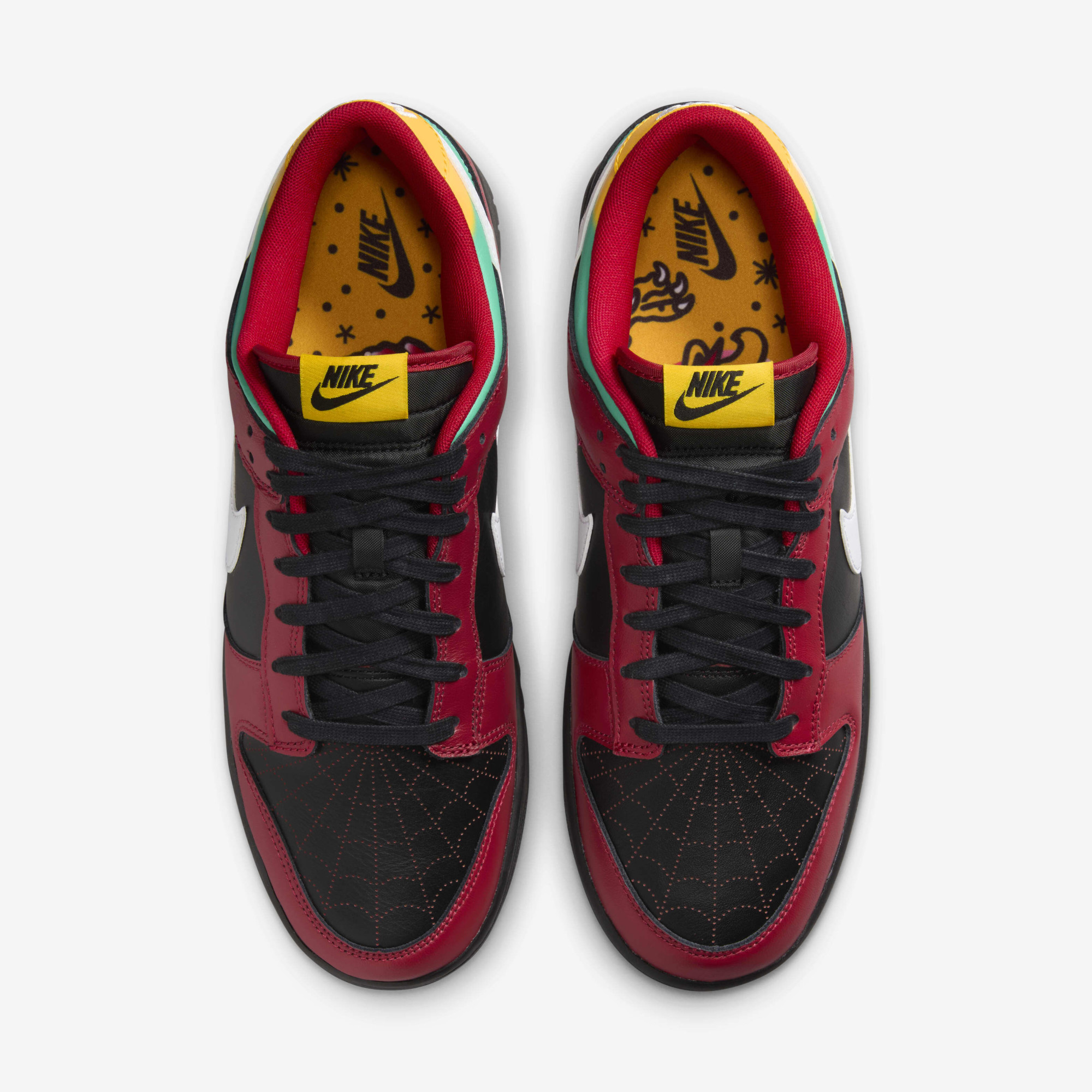 Кросівки чоловічі Nike Dunk Low Retro Ltd Biker Tattoos Red/Black FZ3057-001