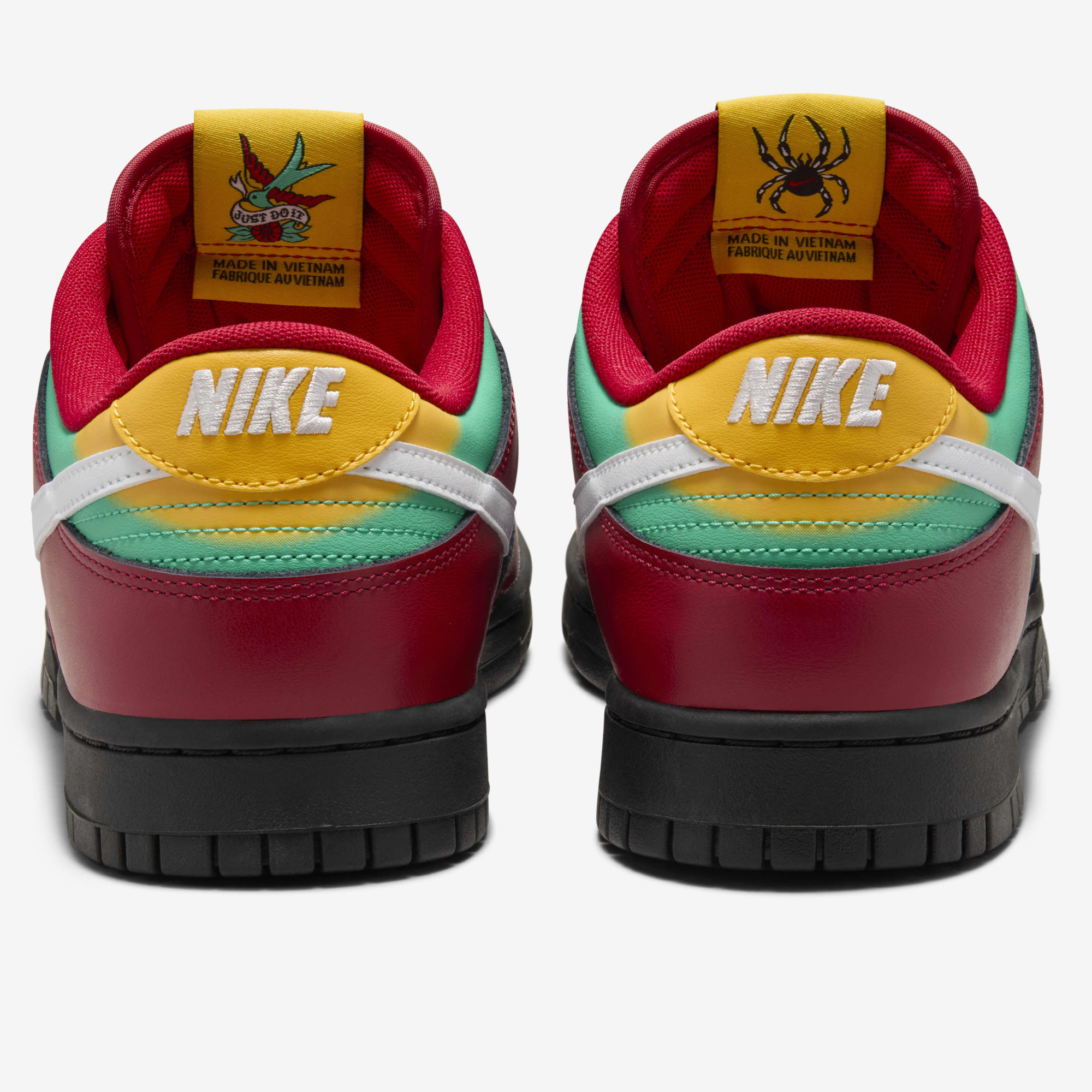 Кросівки чоловічі Nike Dunk Low Retro Ltd Biker Tattoos Red/Black FZ3057-001