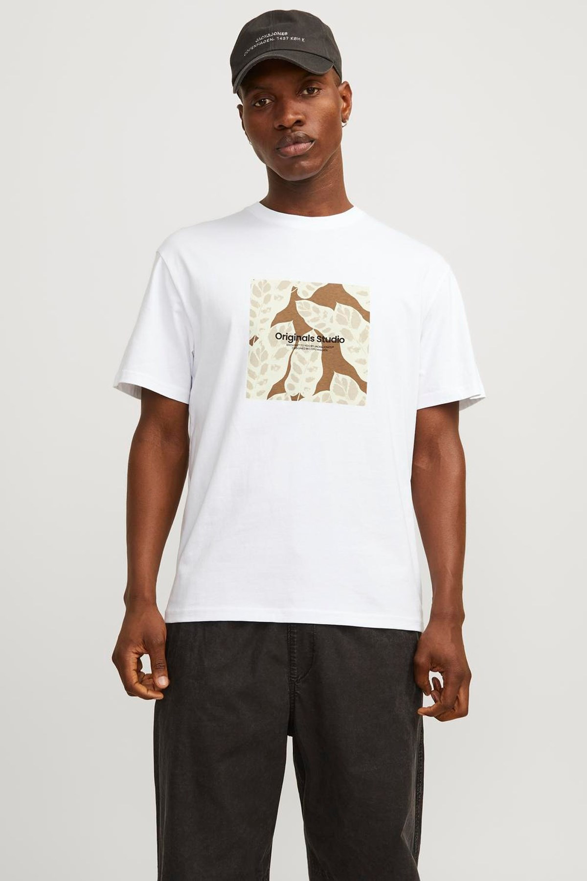 Футболка Jack & Jones JORSEQUOIA TEE SS CREW NECKLN 12256717-BrightWhite