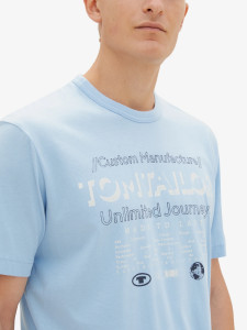 Футболка 1040034ХХ32245 Tom Tailor L Блакитний 1040034ХХ32245