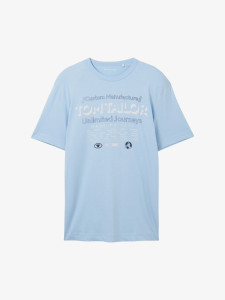 Футболка 1040034ХХ32245 Tom Tailor L Блакитний 1040034ХХ32245