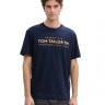 Футболка MEN'S T-SHIRT 1045631-10668 Tom Tailor L Темно-синій 1045631-10668