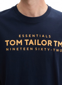 Футболка MEN'S T-SHIRT 1045631-10668 Tom Tailor L Темно-синій 1045631-10668