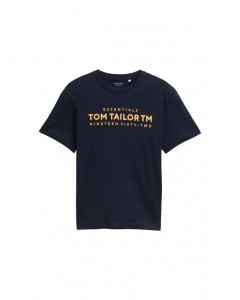 Футболка MEN'S T-SHIRT 1045631-10668 Tom Tailor L Темно-синій 1045631-10668