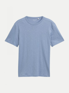 Футболка Basic cotton T-shirt 1045627-37533 Tom Tailor L Синій 1045627-37533