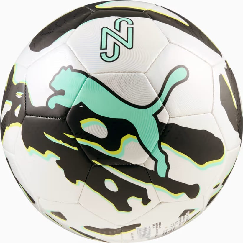 М'яч футбольний Puma Neymar JR Graphic Ball білий, чорний, м'ятний 4 085023-01