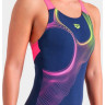 Купальник для жінок Arena RIPPLES SWIMSUIT V BACK B синій Жін 36 009021-780