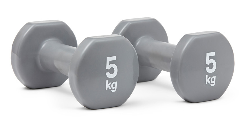Гантелі Reebok Dumbbells сірий Уні 5 кг RAWT-16155