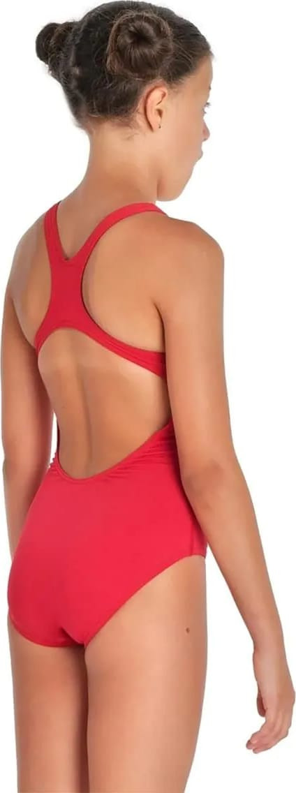 Купальник закритий для дівчат Arena TEAM SWIMSUIT SWIM PRO SOLID червоний Діт 128 см 004762-450