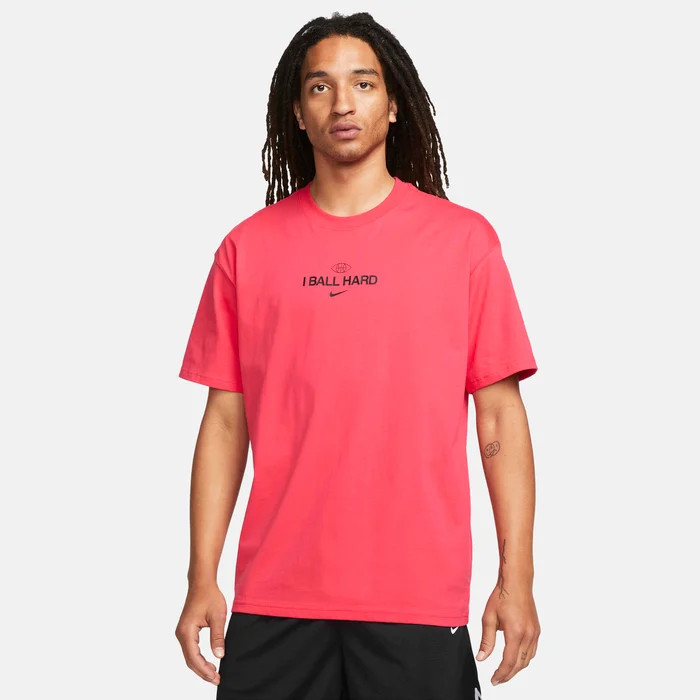 Футболка NIKE MAX90 BASKETBALL T-SHIRT 'FUSION RED' FJ2340-604
