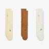 Шкарпетки Nike U J ED CUSH POLY CREW 3PR 144 бежевий, коричневий, білий Уні 42-46 DX9632-919