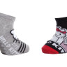 Шкарпетки HELLO KITTY SOCKS 2P сірий, чорний Діт 24-26, арт.37712-1 37712-1