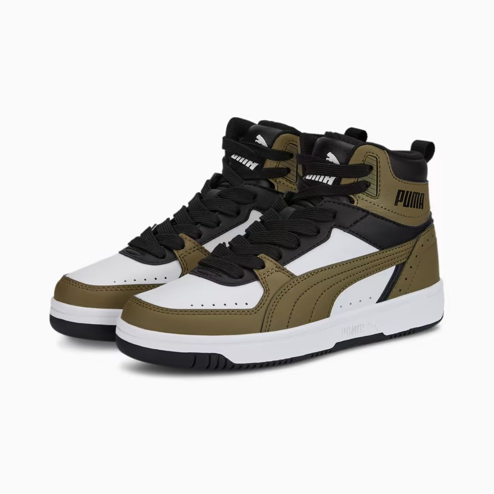 Кросівки Puma Rebound Joy Youth Trainers White/Olive 374687-15