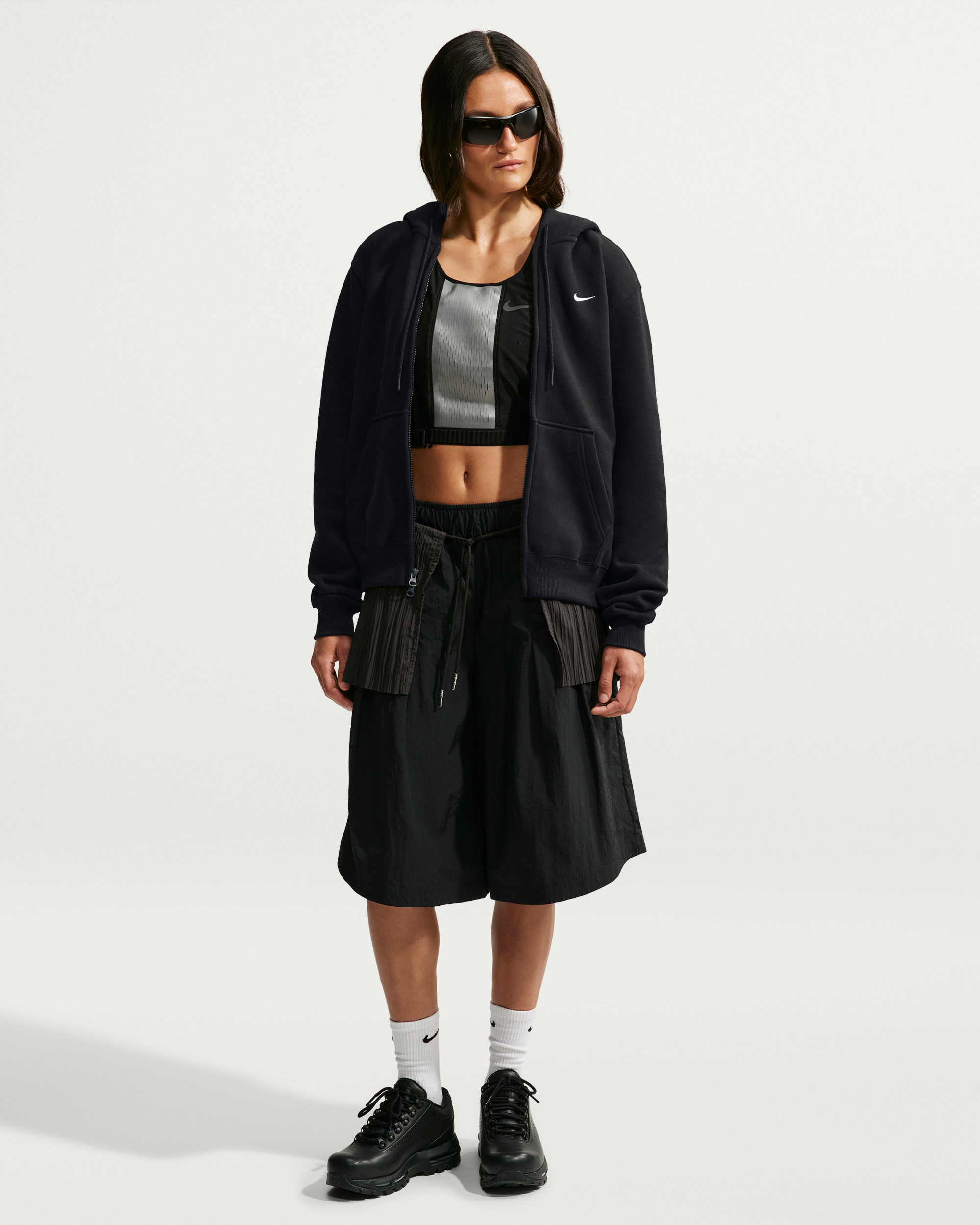 Толстовка Nike W STDO FLC MW STD FZ HDY IM8504-001