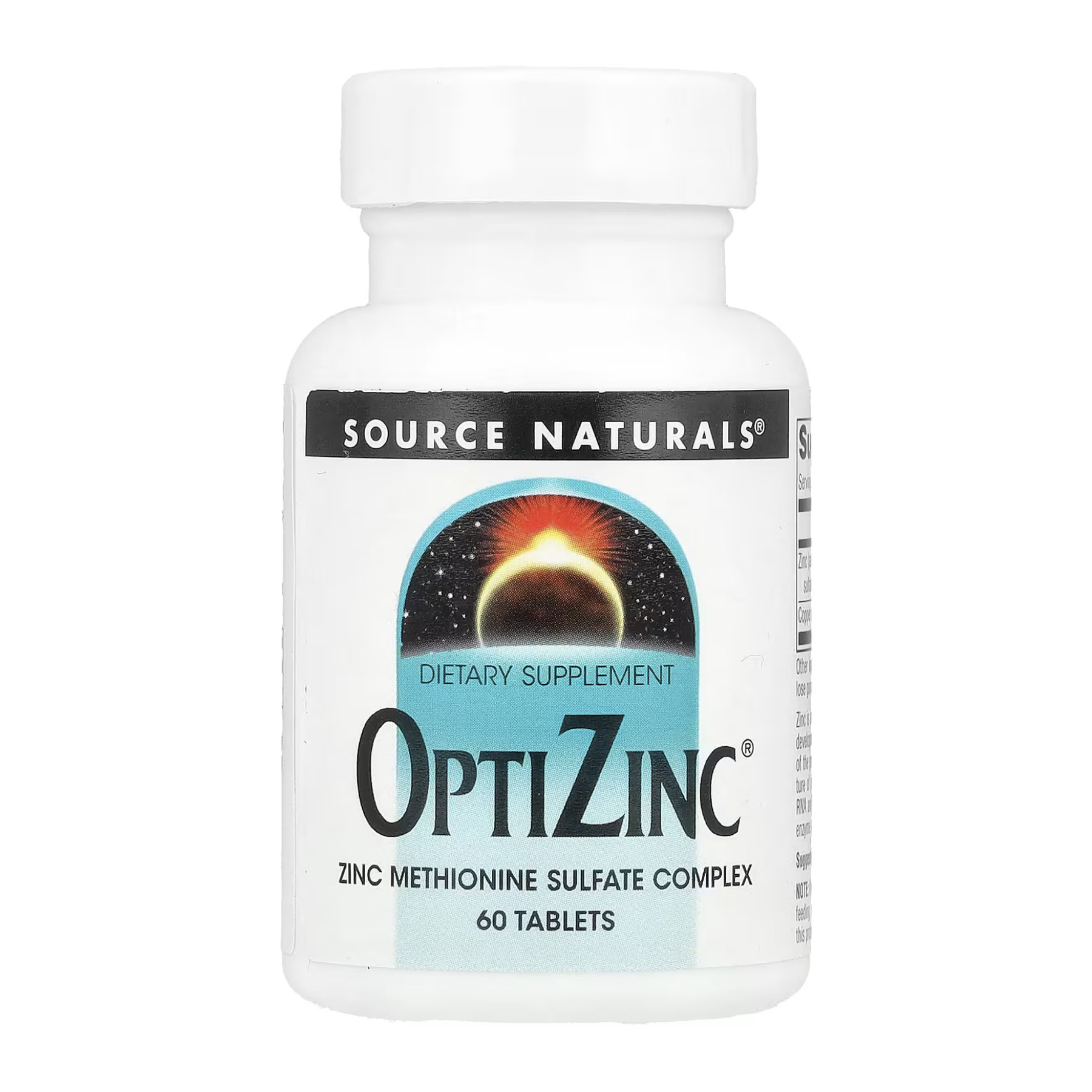 Таблетки Source Naturals OptiZinc® - 60 tabs 2023-10-4616