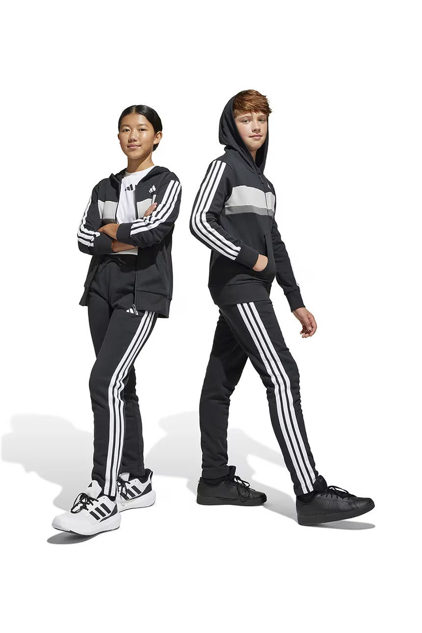 Костюм спортивний дитячий J 3S TIB FL TS JC7520 Adidas 140 Чорний JC7520