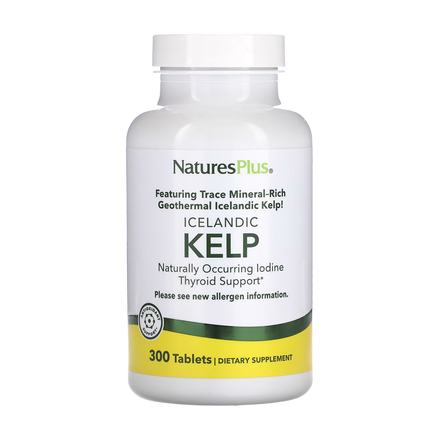 Таблетки Nature's Plus Kelp - 300 tabs 2023-10-2363