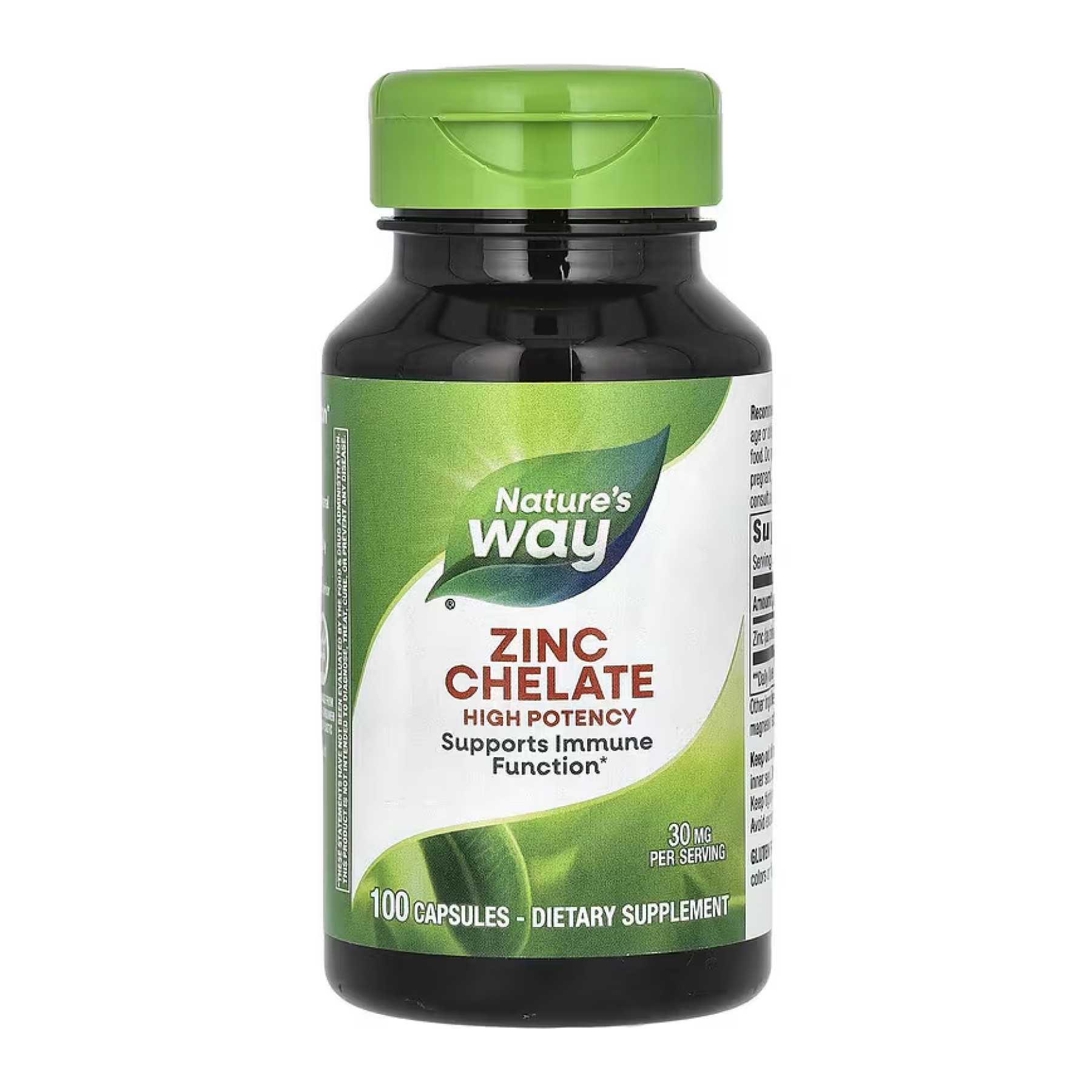 Капсули Nature's Way Zinc 30mg - 100 caps 2023-10-2777