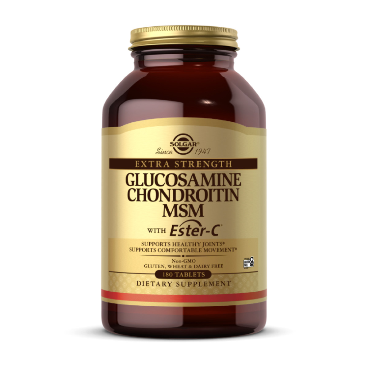 Таблетки Extra Strength Glucosamine Chondroitin MSM with Ester-C® - 180 tabs 2023-10-3690