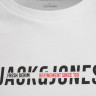 Футболка JJTEO TEE SS 12200238-White-Print:Small print Jack&Jones L Білий 12200238-WHITE-PRINT:SMAL