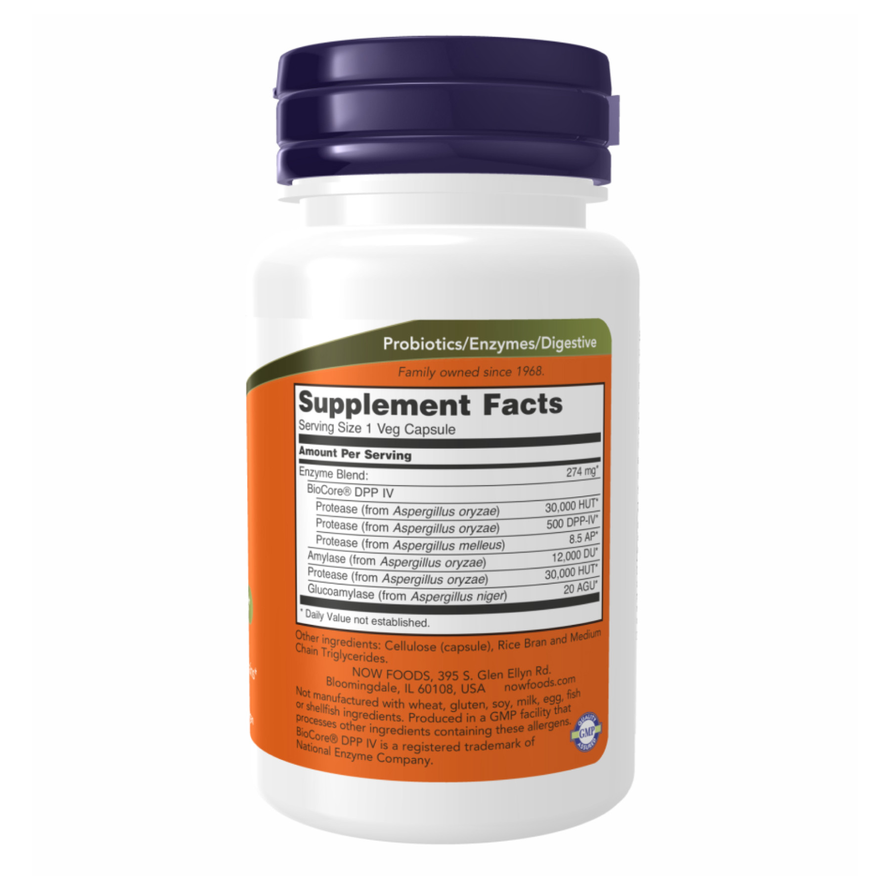 Капсули Gluten Digest Enzymes - 60 vcaps 2022-10-1436