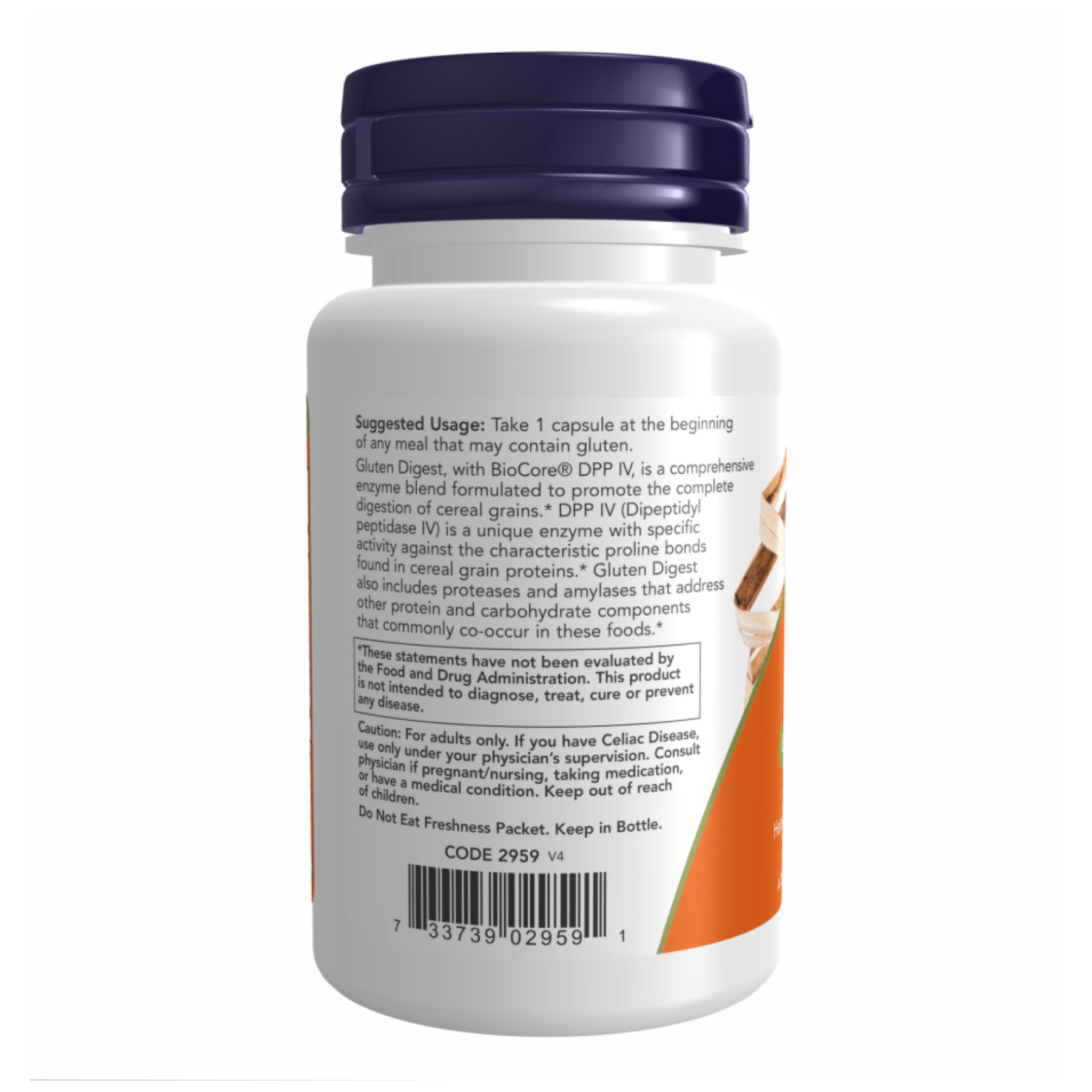Капсули Gluten Digest Enzymes - 60 vcaps 2022-10-1436