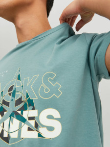 Футболка JCOHUNT TEE SS CREW NECK LN 12228391-Trellis Jack&Jones M Блакитний 12228391-TRELLIS