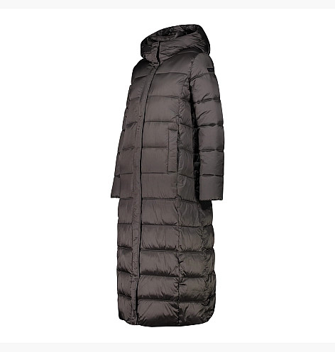 Куртка CMP WOMAN LONG COAT FIX HOOD 33K3706-E910