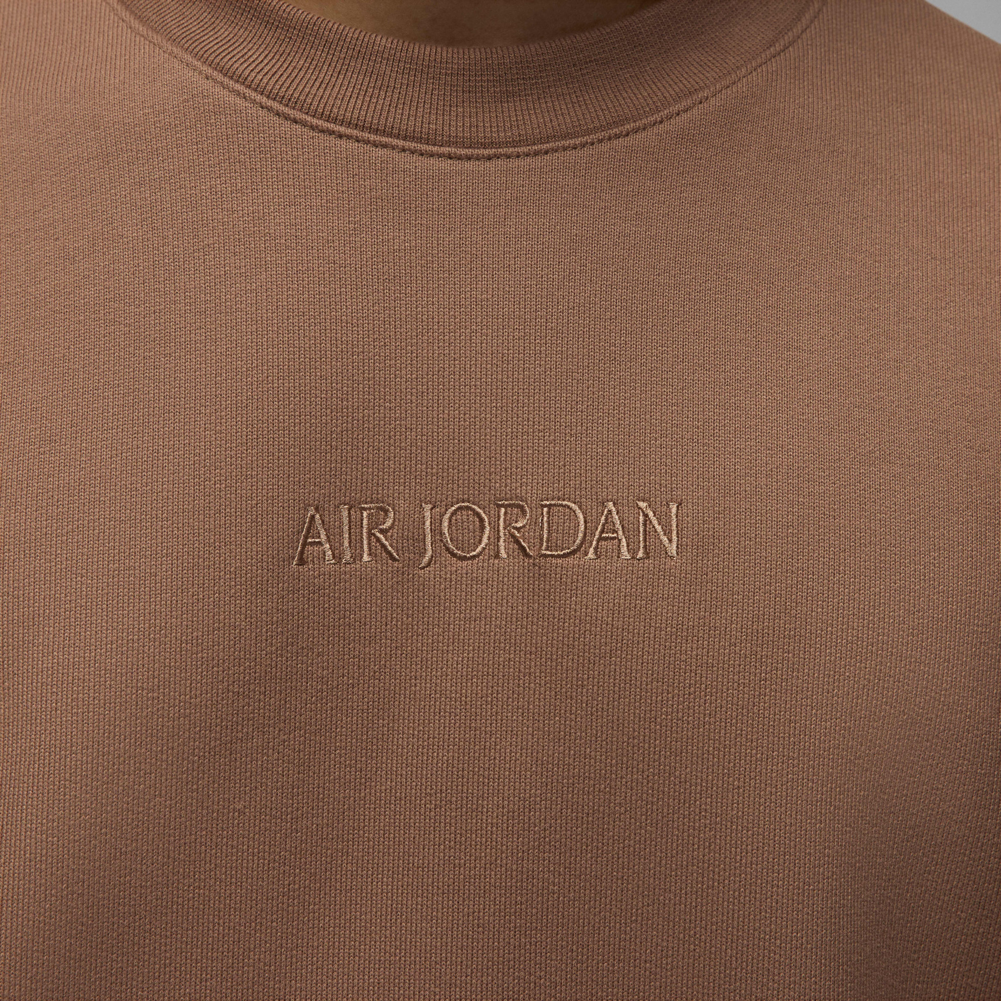 Світшот унісекс Air Jordan Wordmark Fleece Crew-Neck Sweatshirt Brown FZ3950-223