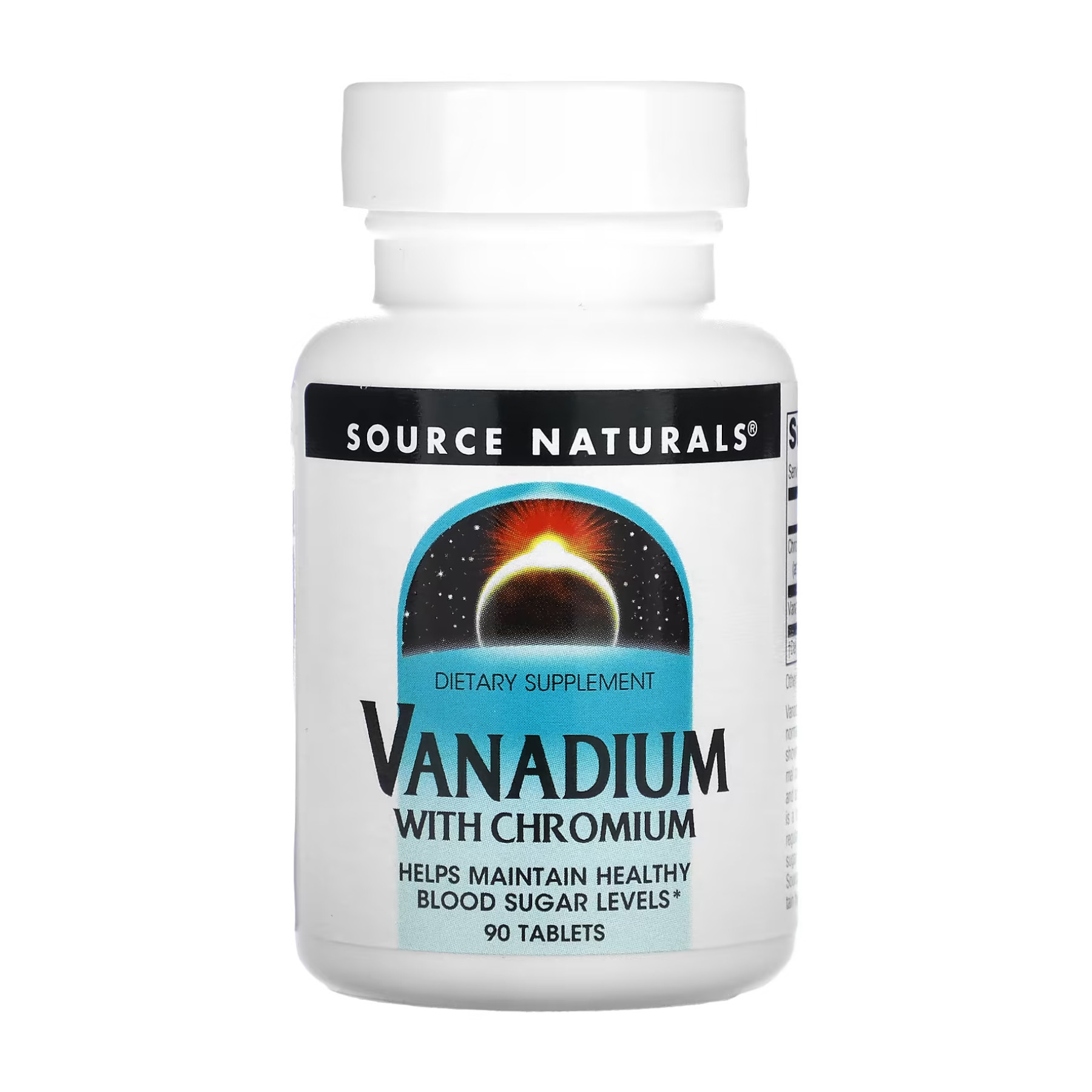 Таблетки Source Naturals Vanadium with Chromium - 90 tabs 2023-10-2697