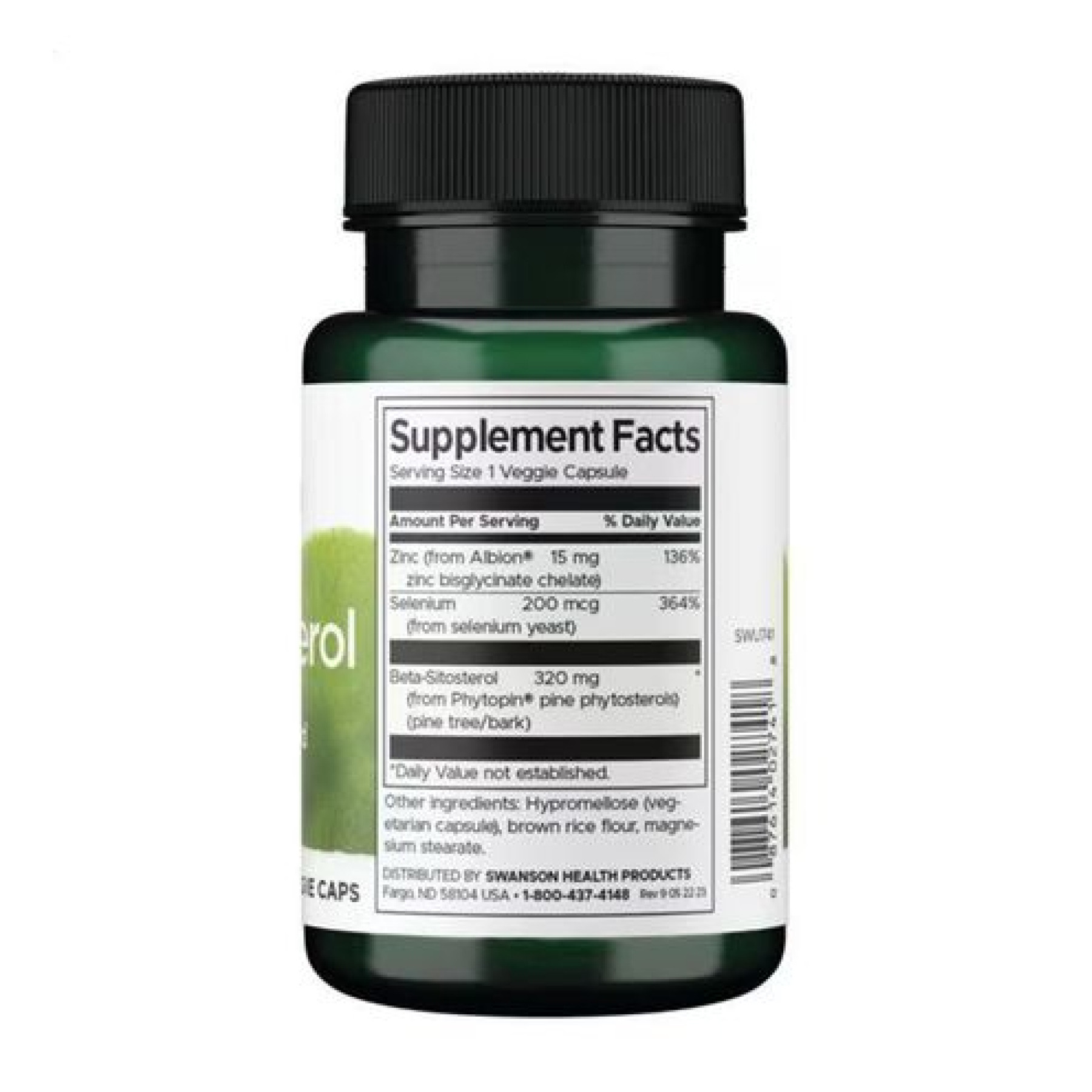 Капсули Swanson Beta-Sitosterol 320mg - 30 vcaps 2023-10-4317