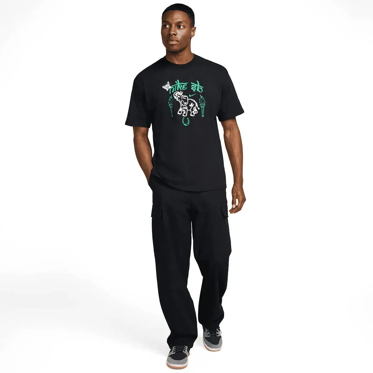 Футболка чоловіча Nike Sb Tee M90 Oc Elephant Black HJ0804-010